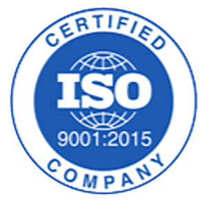 ISO 9001:2015 certified company