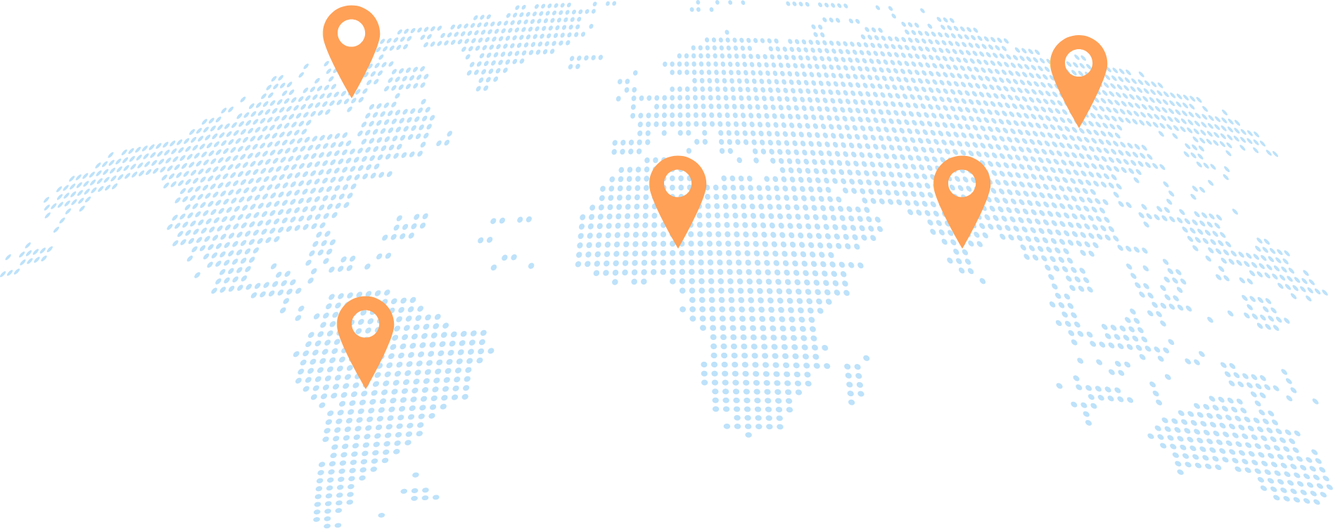 Global presence of Geecon across multiple countries